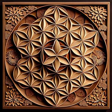 3D model sacred geometry (STL)